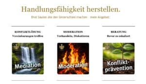 Wirtschafts-Mediation und Strategie-Moderation für Organsiation, Verband und Unternehmen.