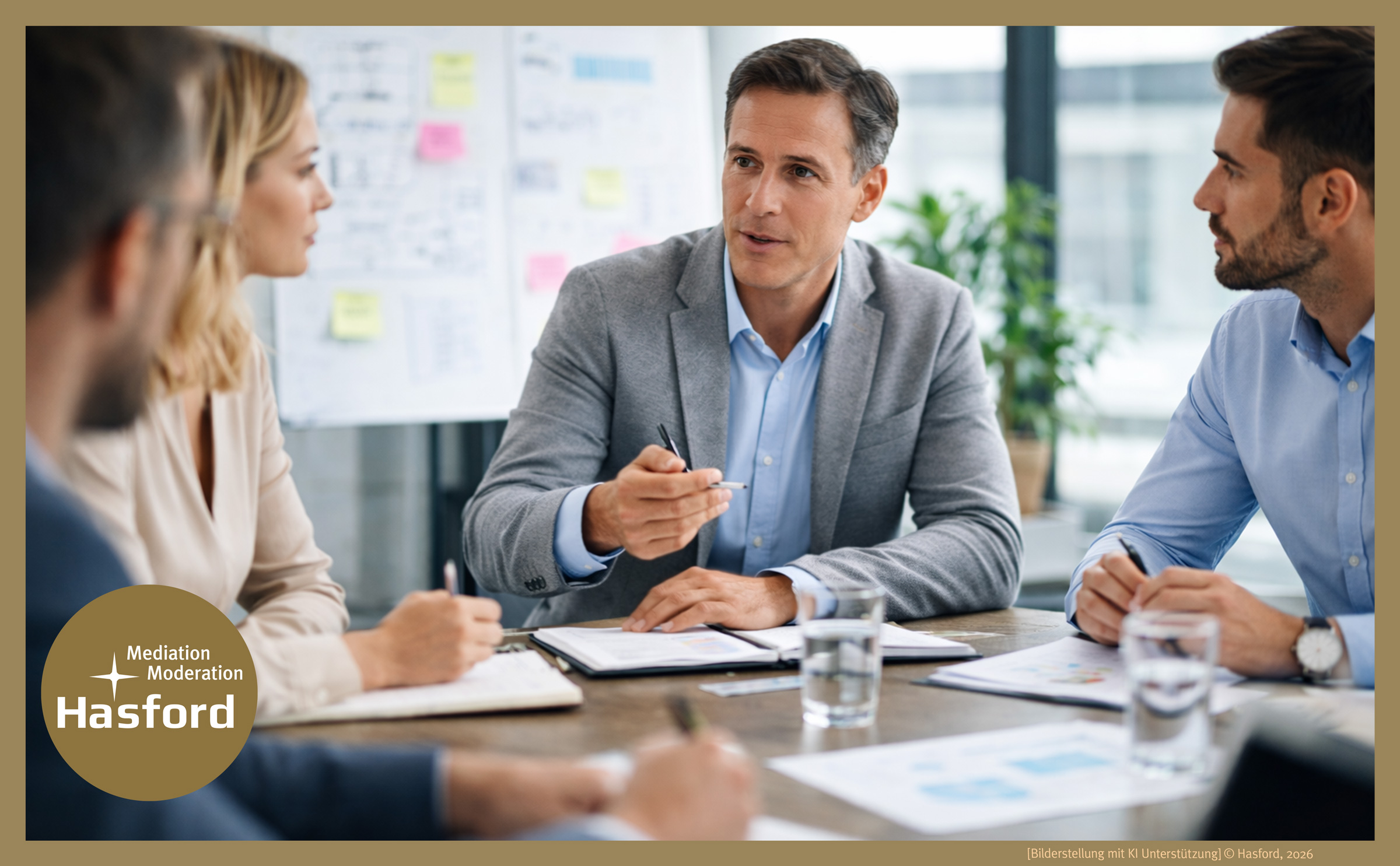 Führungsaufgabe: Teamkonflikte erkennen und bearbeiten.