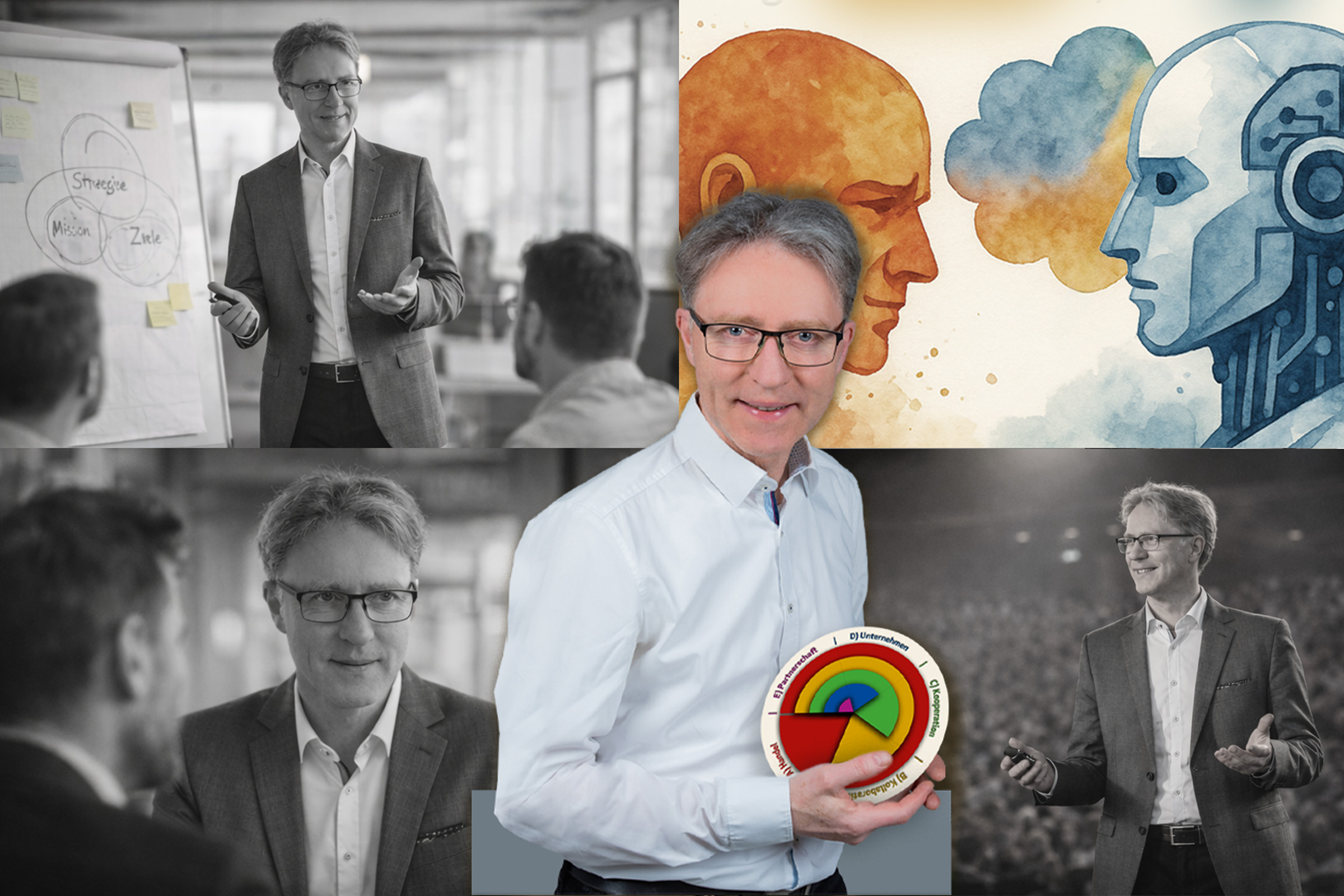 Ralf Hasford unterstütze Geschäftsführungen, Vorstände und Organisationen dabei, Zusammenarbeit zu strukturieren, Strategien zu definieren und umzusetzen sowie Konflikte aussergerichtlich zu lösen.