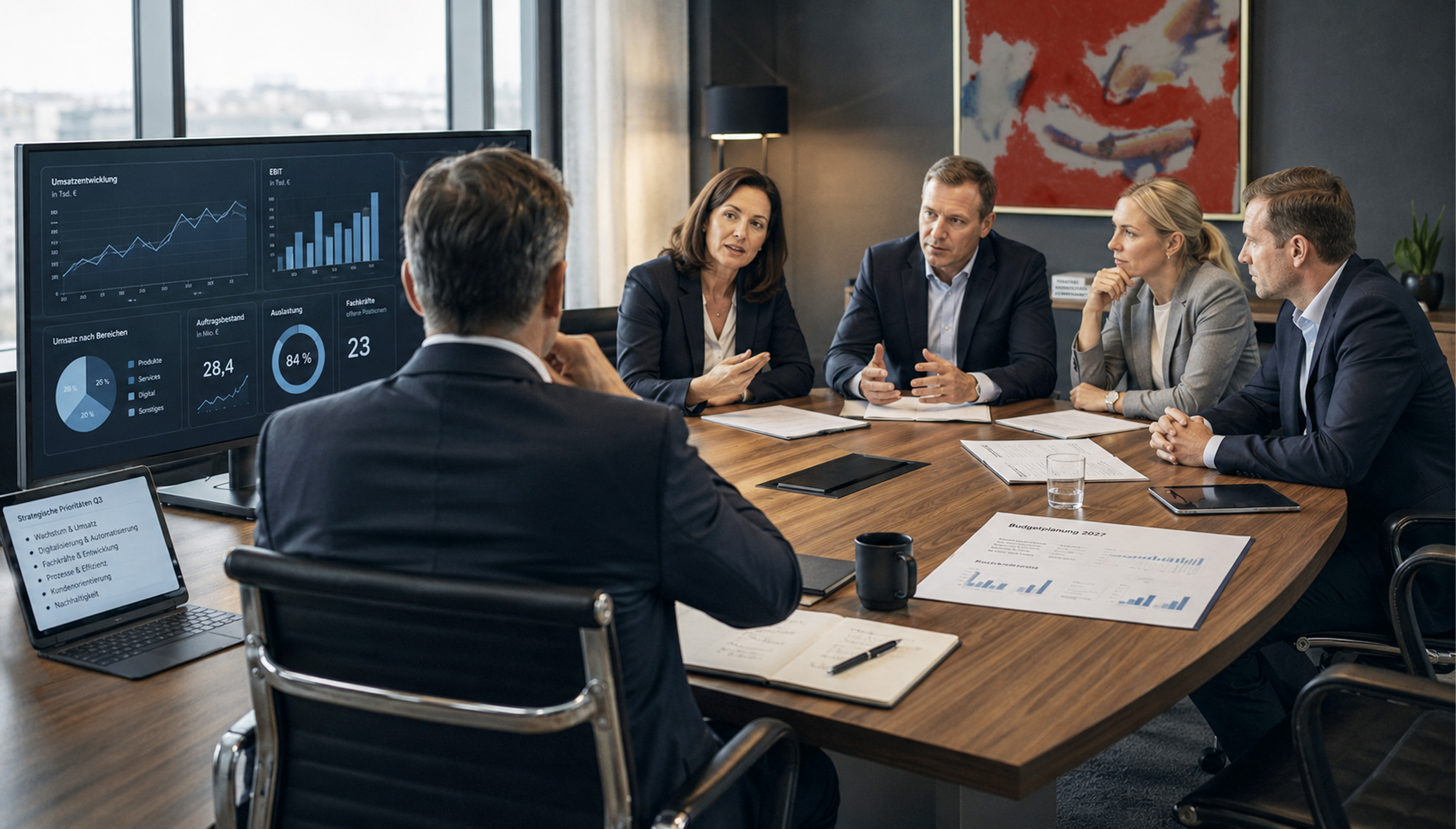 Q3: Planen Sie derzeit Ihre Strategieklausur oder Budgetplanung 2027? Lassen Sie uns in einem 30-minütigen vertraulichen Gespräch klären, wie Ihre Klausur zu klaren Entscheidungen und tragfähigen Vereinbarungen führt.